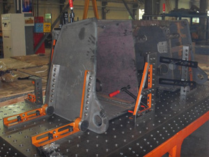 三維柔性焊接工裝平臺